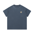 Blue Vintage Wash Cotton T-Shirt And Boards of Portugal print on the back.